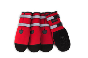 Pawsh Pads Dog Boots Red