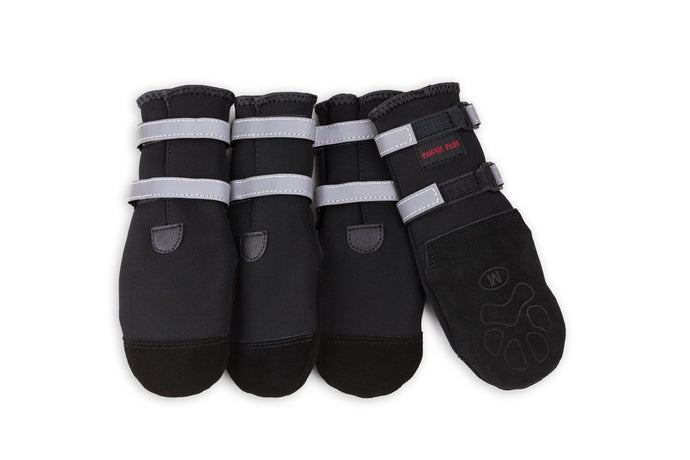 Pawsh Pads Dog Boots Black