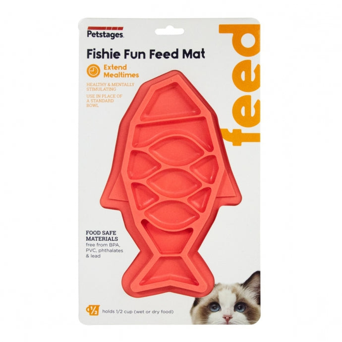 Petstages Fishy Pink Slow Feeding Mat