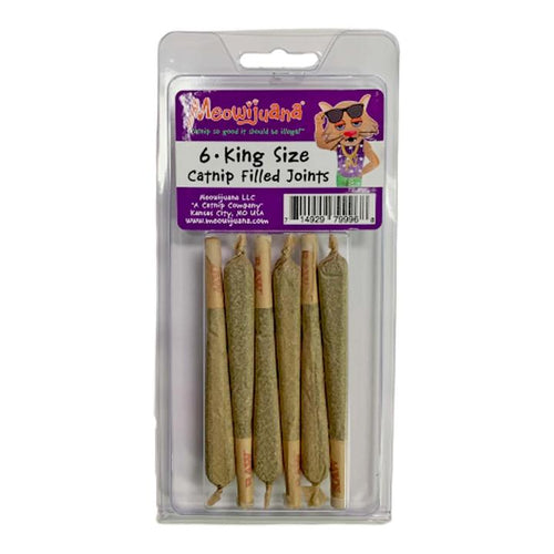 Meowijuana Catnibas King Sized Catnip Joints 6 Pack