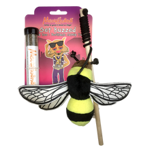 Load image into Gallery viewer, Meowijuana Get Buzzed Bee Refillable Catnip Cat Toy