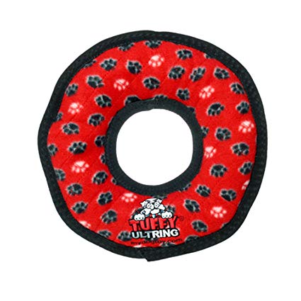 Tuffy Ultimate Rumble Ring Red Dog Toy