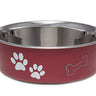 Bella Bowls Stainless Steel Merlot