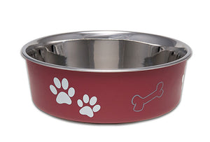 Bella Bowls Stainless Steel Merlot