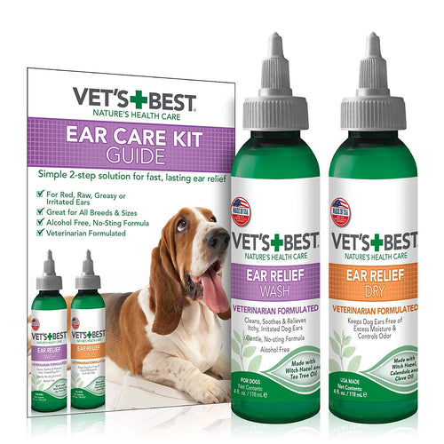 Vets Best Ear Relief Wash+Dry