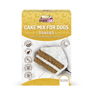 Puppy Cake Mix Banana 255g Dog cake