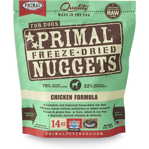 Primal Chicken Freeze Dried Nuggets Dog Food