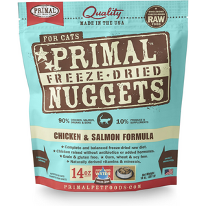 Primal Chicken & Salmon Freeze Dried Nuggets Cat Food