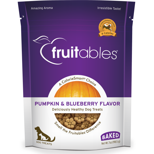 Fruitables Crunchy Pumpkin & Blueberry 198g Dog Treats