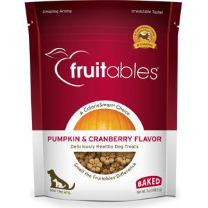 Fruitables Crunchy Pumpkin & Cranberry 198g Dog Treats