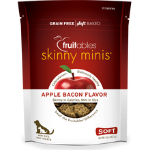 Load image into Gallery viewer, Fruitables Skinny Minis Apple &amp; Bacon 141g Dog Treats
