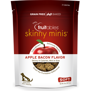 Fruitables Skinny Minis Apple & Bacon 141g Dog Treats