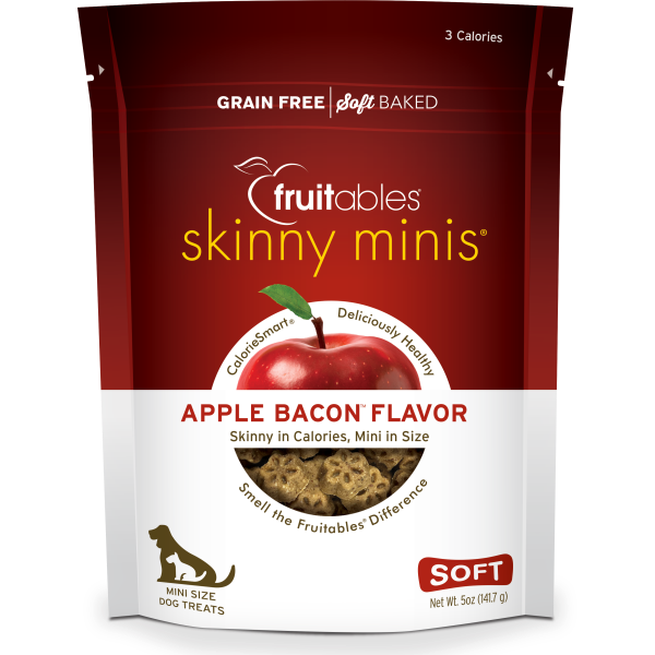 Fruitables Skinny Minis Apple & Bacon 141g Dog Treats