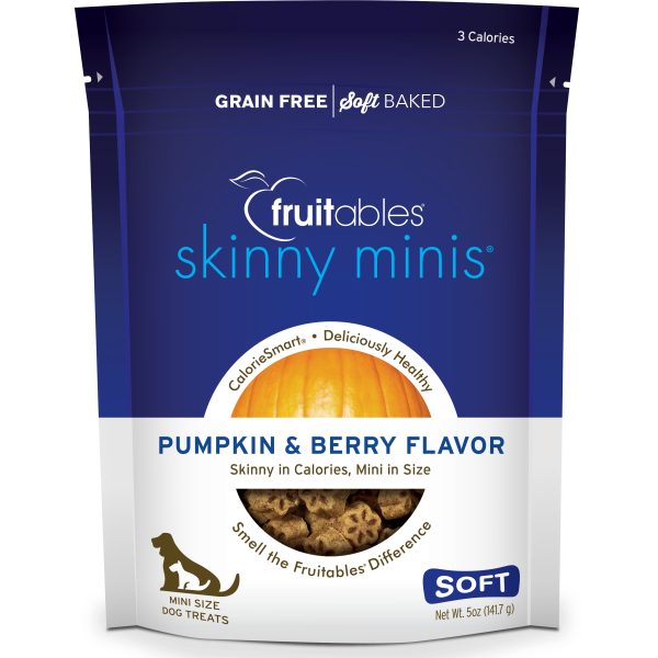 Fruitables Skinny Minis Pumpkin & Berry 141g Dog Treats