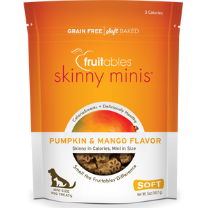 Fruitables Skinny Minis Pumpkin & Mango 141g Dog Treats