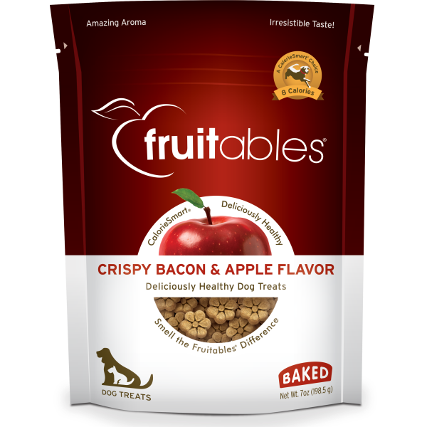 Fruitables Crunchy Bacon & Apple 198g Dog Treats