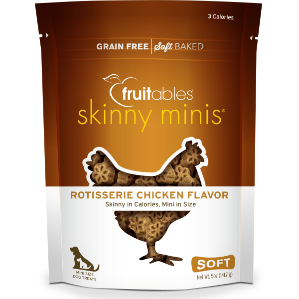 Fruitables Skinny Minis Chicken 141g Dog Treats