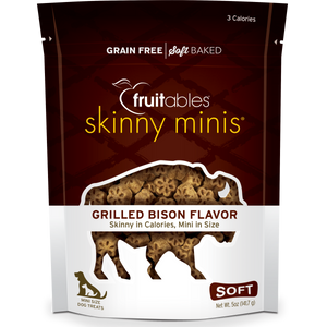 Fruitables Skinny Minis Bison 141g Dog Treats