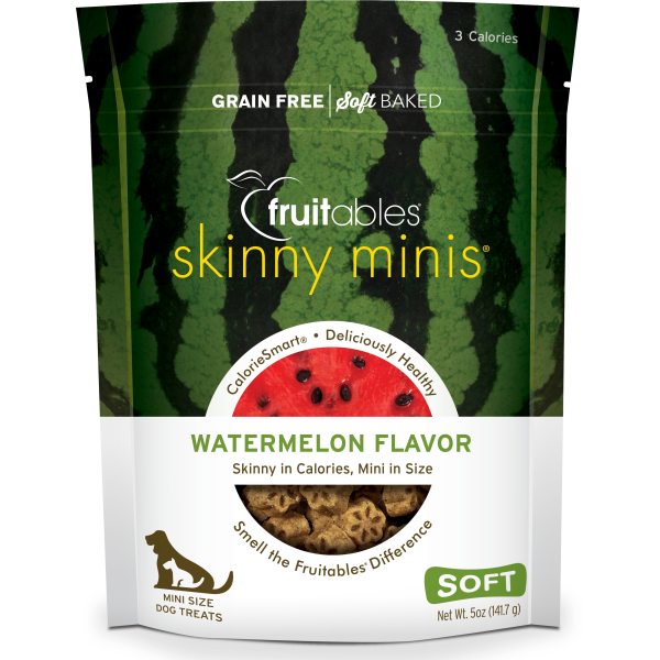 Fruitables Skinny Minis Watermelon 141g Dog Treats Critters Pet Health Store