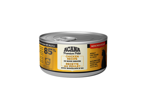 Acana Chicken In Bone Broth Premium Pate 85g Canned Cat Food
