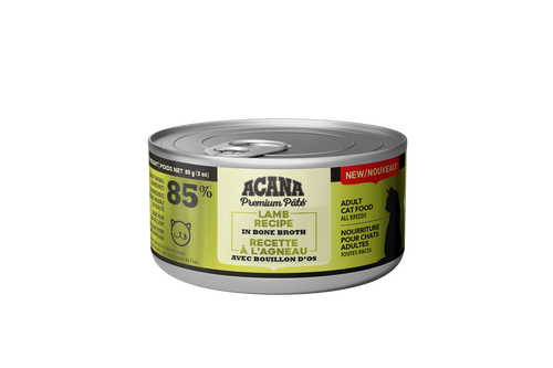 Acana Lamb In Bone Broth Premium Pate 85g Canned Cat Food