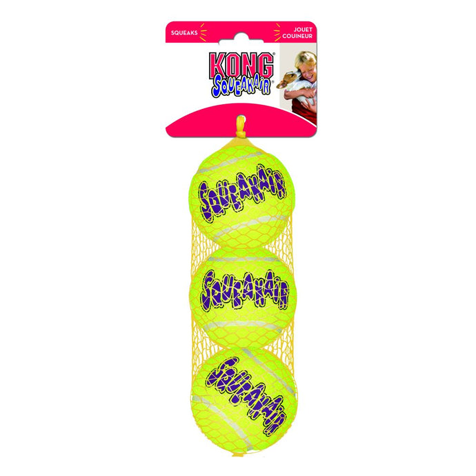 Kong SqueakAir Balls Med 3pk Dog Toy