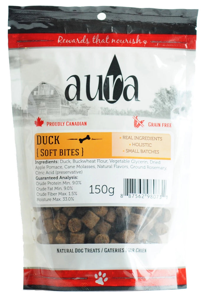 Aura Soft Bites Duck Dog Treats