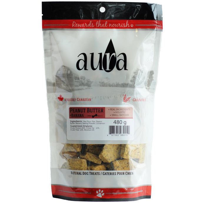 Aura Bakery Peanut Butter Regular Dog Biscuits