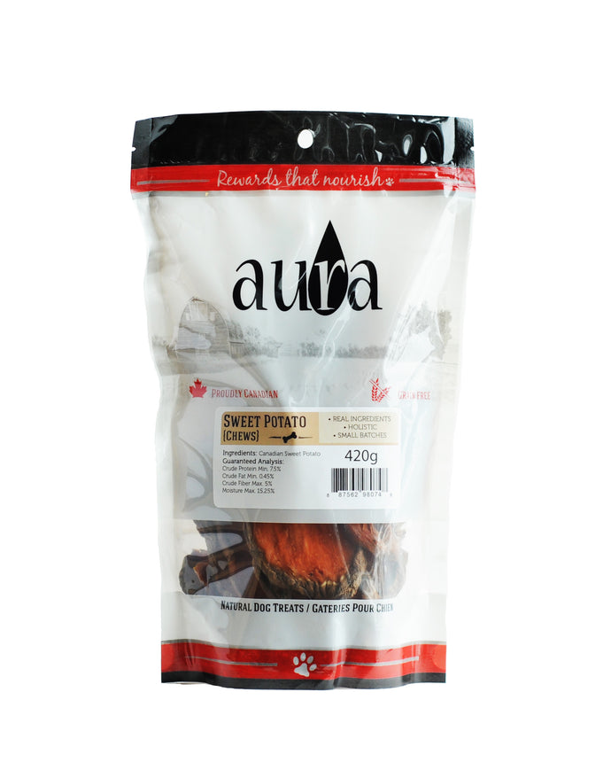 Aura Sweet Potato Dog Chews