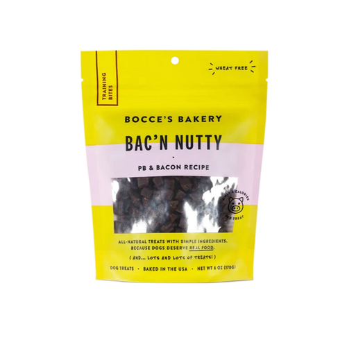 Bocce's Bakery Training Bites Bac'N Nutty Peanut Butter & Bacon 170g Dog Treats