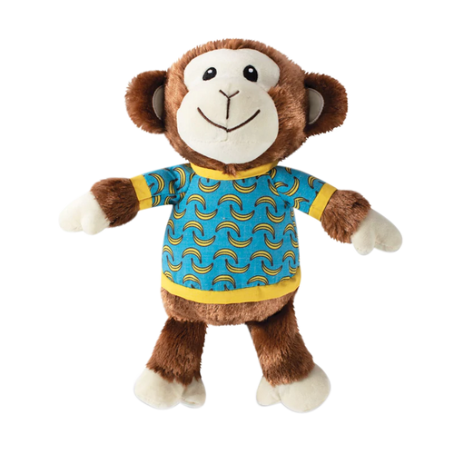 Fringe Studio Bananas the Monkey Plush Dog Toy