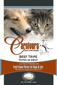 Carnivora Beef Tripe Raw Dog Food