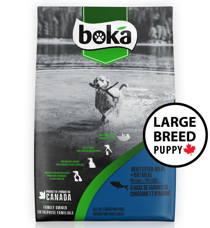 Boka Whitefish Large Breed Puppy Dry Dog Food