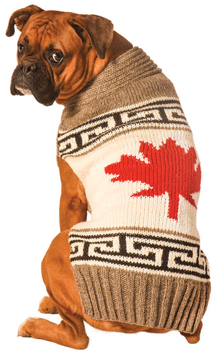 Chilly Dog Maple Leaf Sweater
