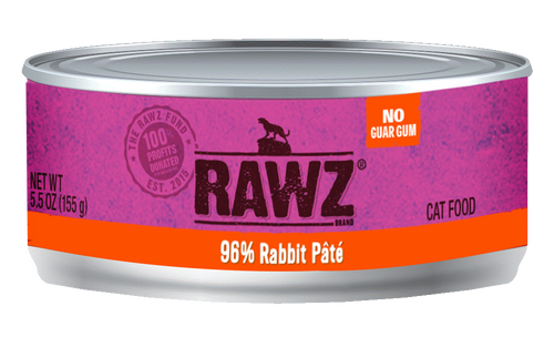 Rawz Rabbit Pate Canned Cat Food