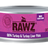 Rawz Turkey & Turkey Liver Pate Canned Cat Food