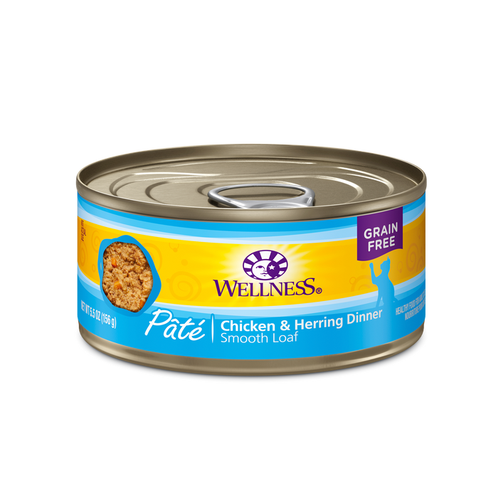 Wellness Chicken & Herring Canned Cat Food