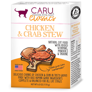 Caru Classics Chicken & Crab Stew Cat Food
