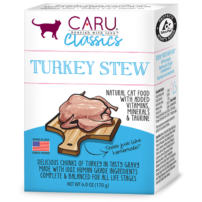 Caru Classics Turkey Stew Cat Food