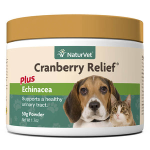 NaturVet Cranberry Relief Powder Dog & Cat Supplement
