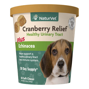 NaturVet Cranberry Relief Soft Chew Dog Supplement