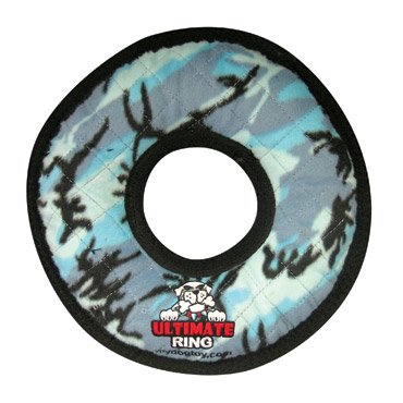 Tuffy Ultimate Rumble Ring Blue Dog Toy