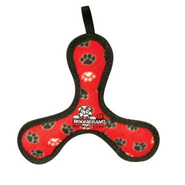 Tuffy Junior Boomerang Red Dog Toy