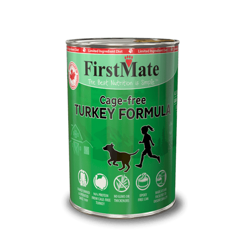 FirstMate Limited Ingredient Cage Free Turkey 345g Canned Dog Food