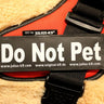 Julius K9 Harness Label Patch "Do Not Pet" Set Of 2