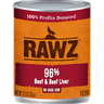 Rawz Beef & Beef Liver Canned Dog Food