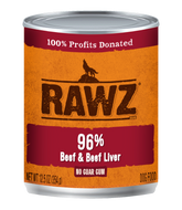 Rawz Beef & Beef Liver Canned Dog Food