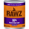 Rawz Duck & Duck Liver Canned Dog Food