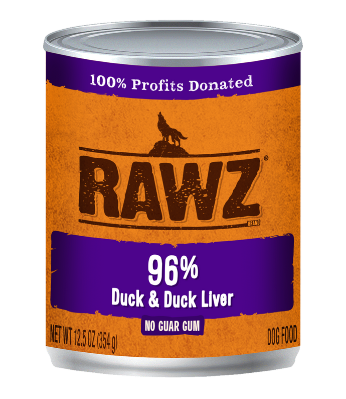 Rawz Duck & Duck Liver Canned Dog Food
