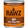 Rawz Duck, Turkey & Quail Canned Dog Food
